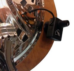 SPIDER DOBRO RESONATOR GUITAR PICKUP with FLEXIBLE MICRO-GOOSE NECK by Myers Pickups