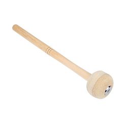 VGEBY1 Drum Mallet, Durable Hard Bass Drum Mallet Stick with Wool Soft Felt Large Head Wooden Ha ...