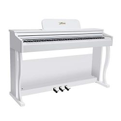 ZHRUNS Digital Piano,88 Heavy Hammer Piano Keys with Touch Response Electric Keyboard Piano/Musi ...
