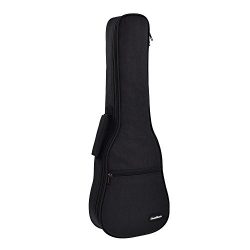 CLOUDMUSIC Ukulele Case 10mm Padded Ukulele Backpack Case Soprano Concert Tenor Ukulele Case Bla ...