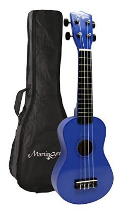 Martin Smith UK-222-BL Soprano Ukulele, Blue