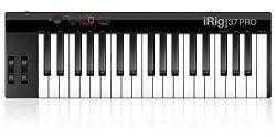 IK Multimedia iRig Keys 37 Pro USB Compact Keyboard MIDI Controller for Mac/PC