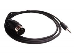 5-Pin DIN-Male Cable, 5 Pin Din to 3.5mm(1/8in) TRS Stereo Male Jack Stereo Audio Cable forB &am ...
