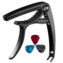 Guitar Capo, Bee-life Professional Zinc Metal Capo for 6 String Acoustic Guitar, Electric Guitar ...