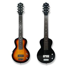 Lap Steel Guitar, Okoume Body Sunburst, Black (sunburst)