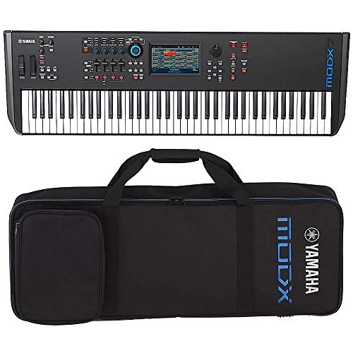 Yamaha MODX7 76Key SemiWeighted Action Keyboard Synthesizer with Yamaha MODX7 Soft Case