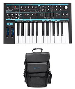 Novation BASS STATION II 25-Key Monophonic USB Keyboard Synthesizer+Carry Bag