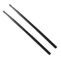 Nylon Drumsticks for Drum Set 5A Light Durable Plastic Exercise ANTI-SLIP Handles Drum Sticks fo ...