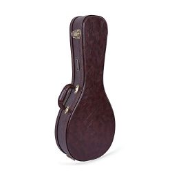 Crossrock, vintage brown arch-top wooden case for A style mandolin (CRW600MABR)