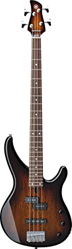 Yamaha 4 String Bass Guitar, Right Handed, Tobacco Brown Sunburst, 4-String (TRBX174EW TBS)