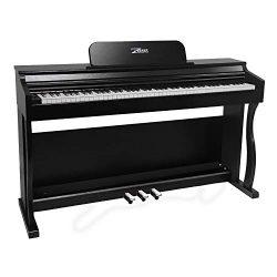 ZHRUNS Digital Piano,88 Heavy Hammer Piano Keys with Touch Response Electric Keyboard Piano/Musi ...