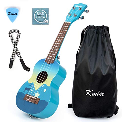 Soprano Kids Ukulele 21 inch Instrument Gift Toy for kids with Carry Bag Tuner String