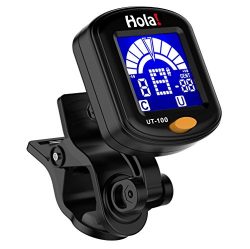 Clip-on Ukulele Tuner UT-100 by Hola! Music with Chromatic Tuning Mode