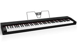 Souidmy Digital Piano, 88 Key Full-Size Electric Keyboard Piano with Hammer-Action Weighted Keys ...