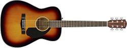 Fender CC-60S Acoustic Guitar (3-Color Sunburst, Walnut Fingerboard)