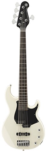 Yamaha BB235 BB-Series 5-String Bass Guitar, Vintage White