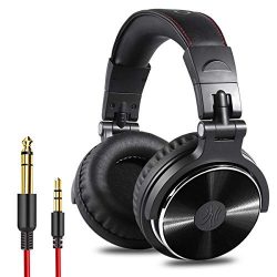 OneOdio Adapter-Free Closed Back Over Ear DJ Stereo Monitor Headphones, Professional Studio Moni ...