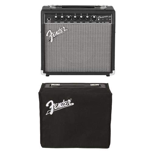 Fender Champion 20 Guitar Amplifier with 8″ Speaker – With Fender COVER, CHAMPION 20