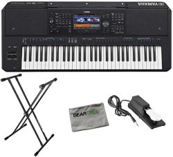 Yamaha PSR-SX700 Digital Arranger Workstation w/Cloth, Stand, and Pedal