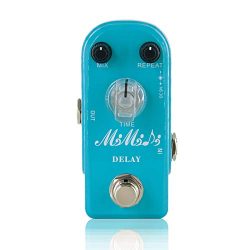 MIMIDI Delay Guitar Effect Pedal Analog Delay Pedal True Bypass Super Mini (306 Delay)