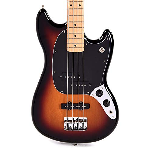 Fender Offset Series Mustang Bass PJ MN 3-Color Sunburst w/3-Ply Black Pickguard (CME Exclusive)