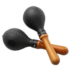 Percussion Maracas Pair of Shakers Rattles Sand Hammer Percussion Instrument with ABS Plastic Sh ...